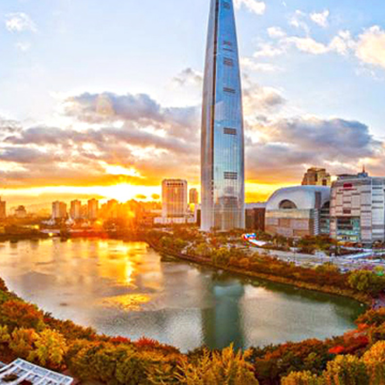  زيارة المقاهي في مدينة سيول