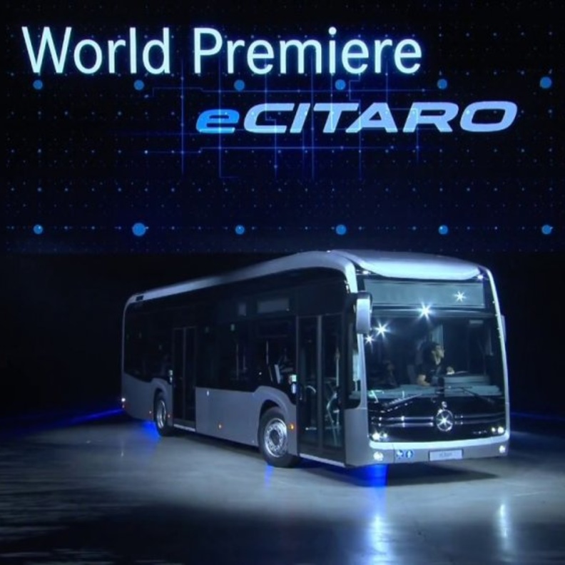 مرسيدس ستنتج حافلة تعمل بالكهرباء فقط