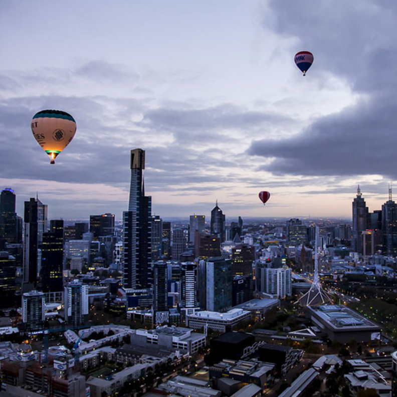 مشهد عام لملبورن