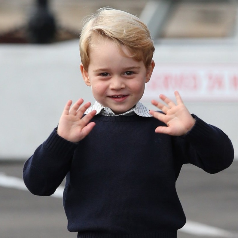 احتفال مصغر في عيد ميلاد الأمير جورج