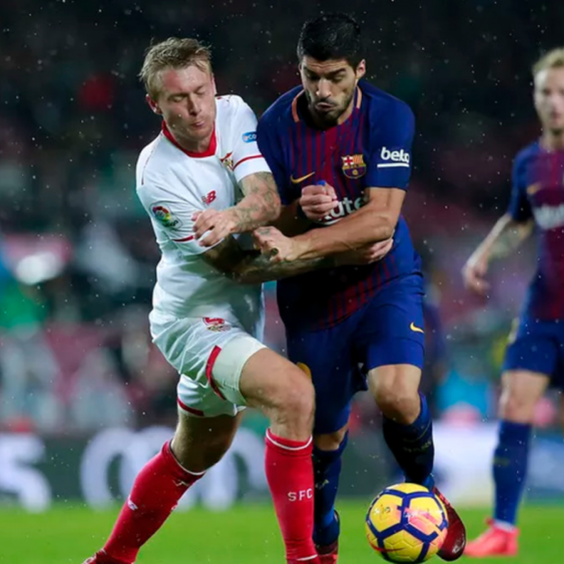 برشلونة توج بالثنائية المحلية في إسبانيا