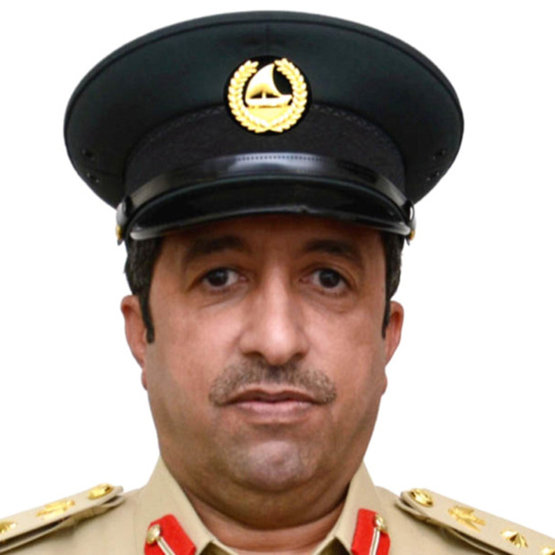 العقيد أحمد حميد المري مدير إدارة مسرح الجريمة بالإدارة العامة للأدلة الجنائية في شرطة دبي