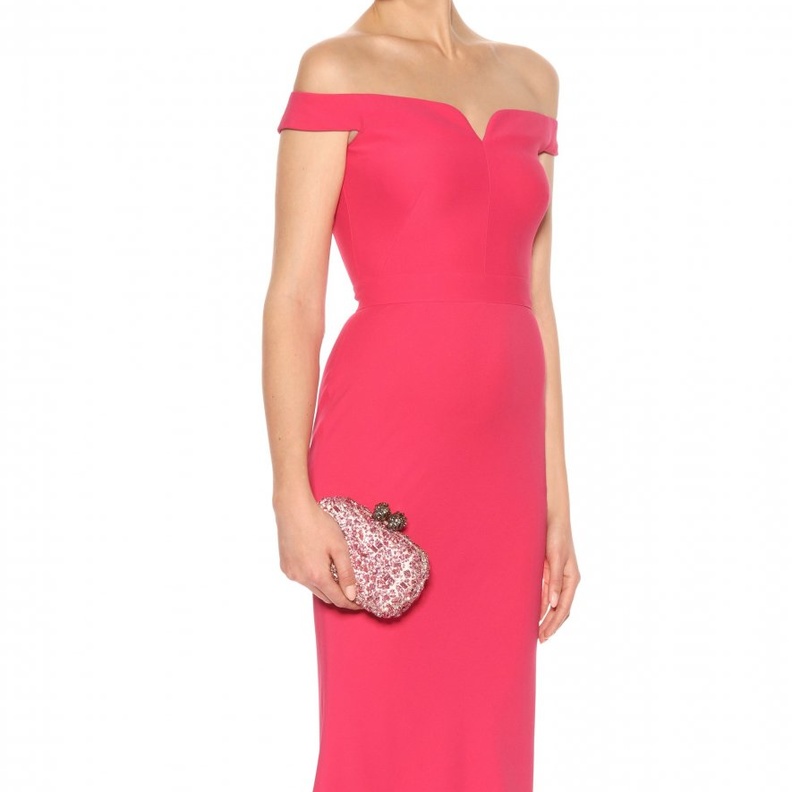 Oscar de la Renta كلاتش سهرة من الترتر من