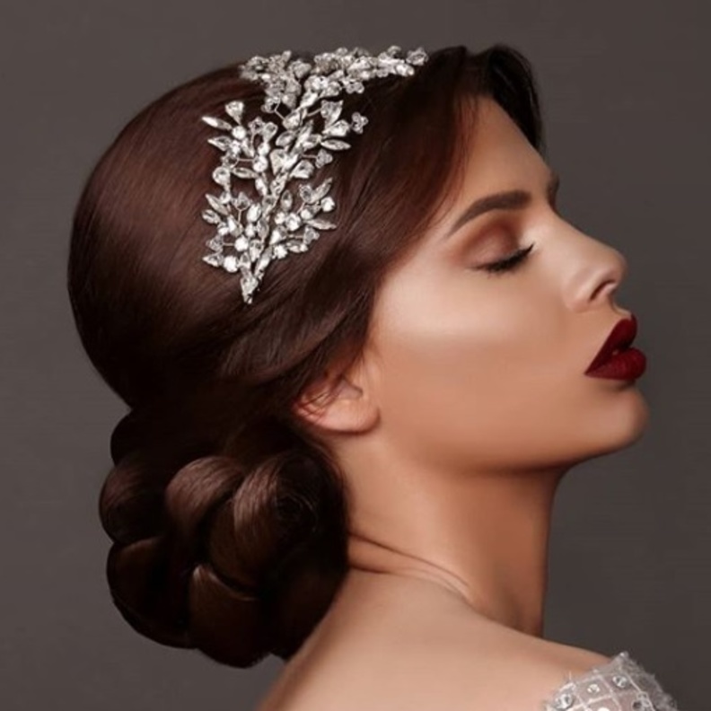 تسريحات شعر فخمة للعروس