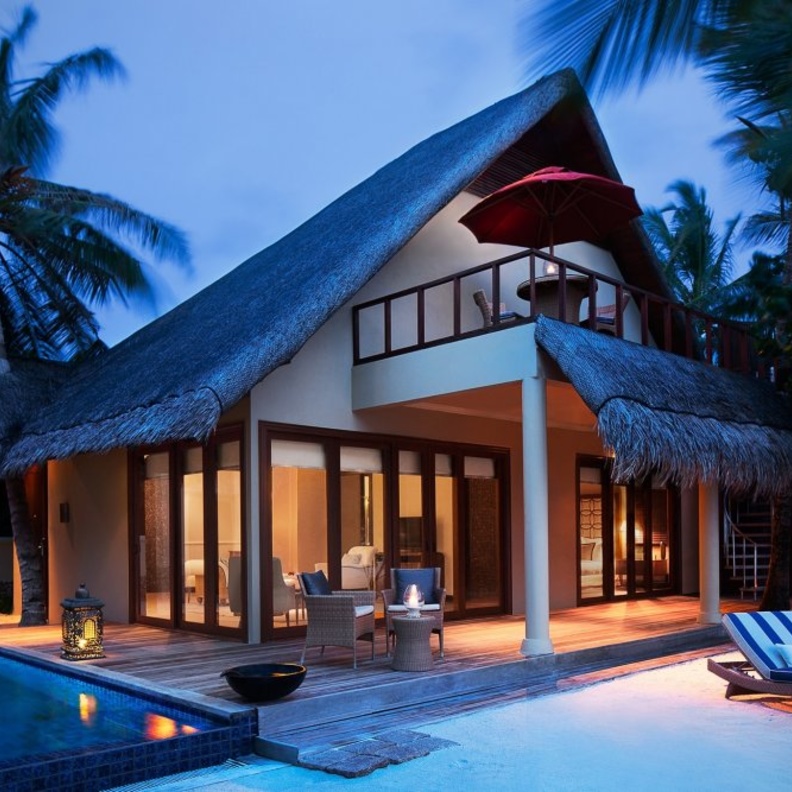 مراسيم استقبال العرسان في منتجع تاج إكزوتيكا Taj Exotica Resort and Spa في المالديف