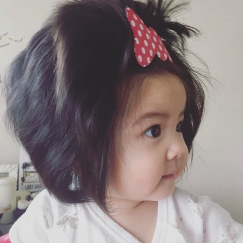 بيبي تشانكو حظيت باهتمام عالمي بسبب شعرها الطويل