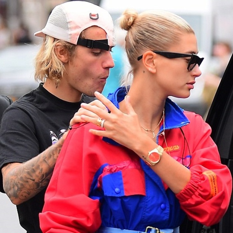 جاستن بيبر وهايلي بالدوين