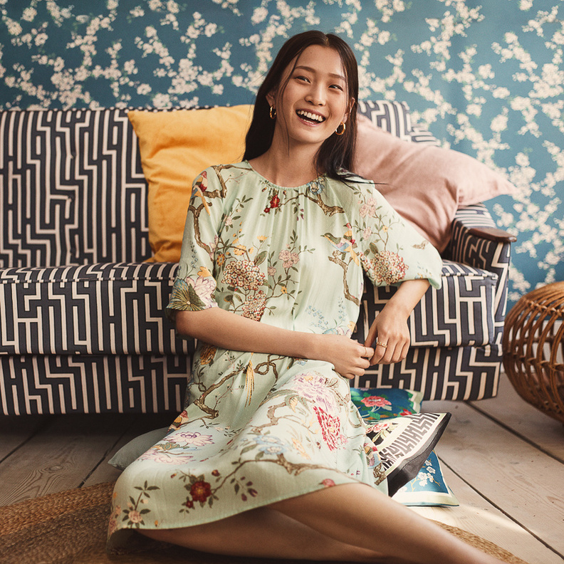 تشكيلة نسائية جديدة ثمرة التعاون بين H&M و GP & J BAKER