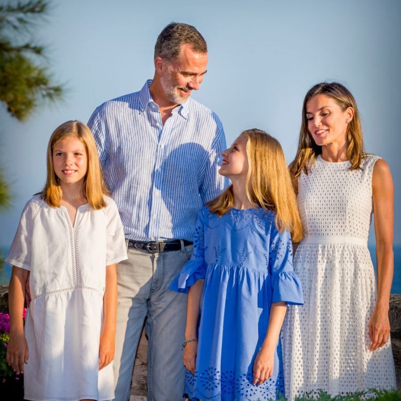  عطلة العائلة الأسبانية المالكة في مايوركا