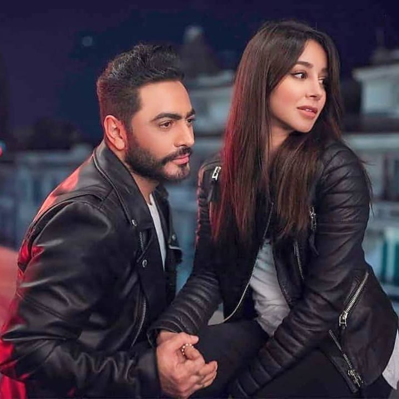 أسيل عمران بطلة كليب تامر حسني