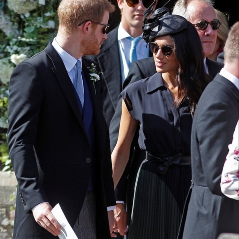 ميغان ماركل تبادلت الحديث مع ضيوف الحفل