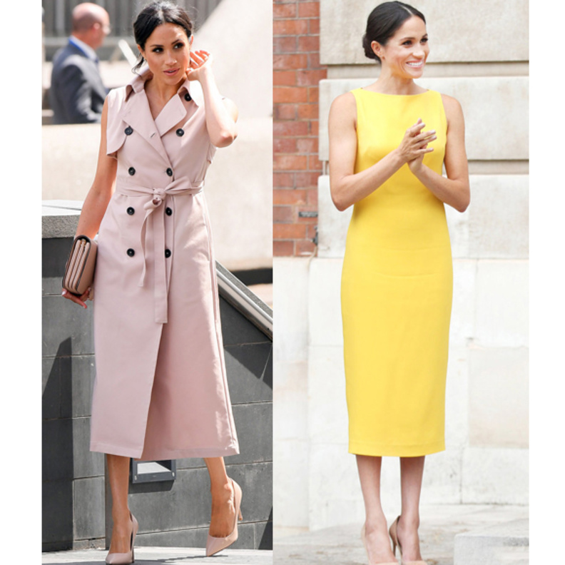 فساتين ناعمة من وحي أزياء ميغان ماركل