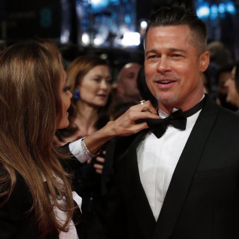 أنجلينا جولي وبراد بيت 