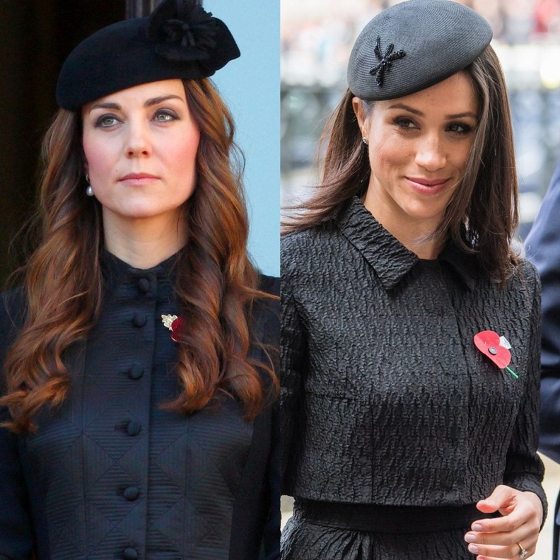 كل من كيت وميغان بالقبعة باللون الزهري.. ايهما أجمل؟