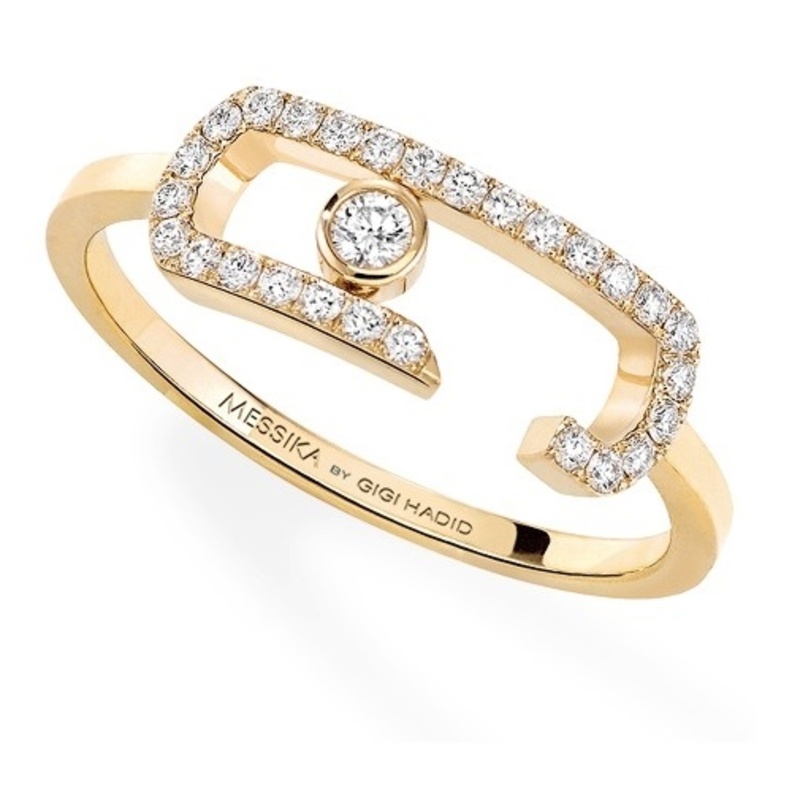 خاتم ذهب وردي والماس من كارتييه