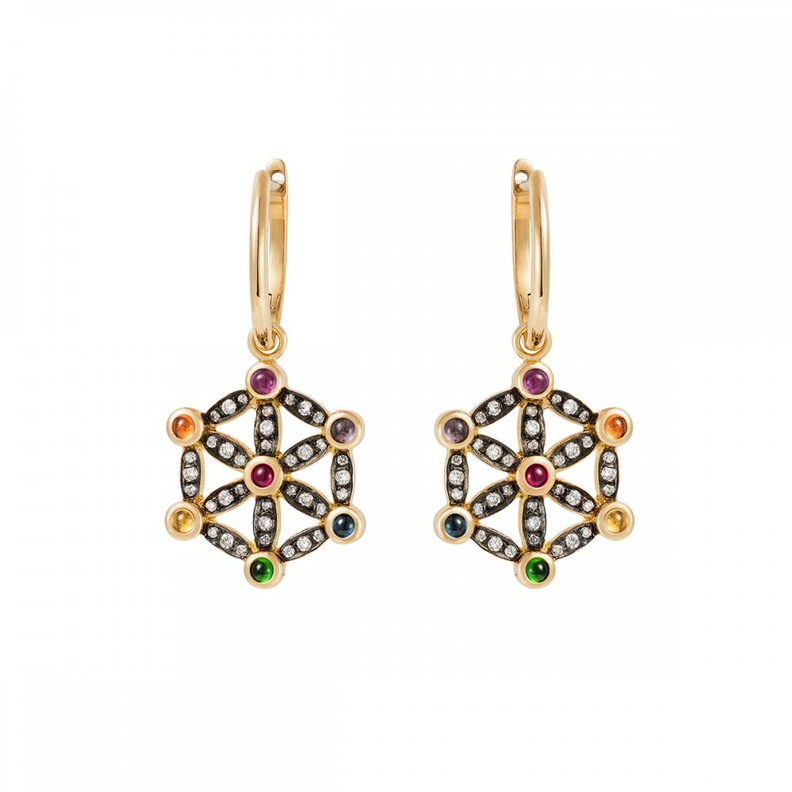 أقراط ذهب من عزة فهمي