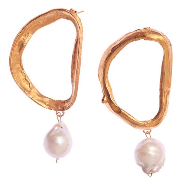 اقراط تناسب الوجه على شكل مربع