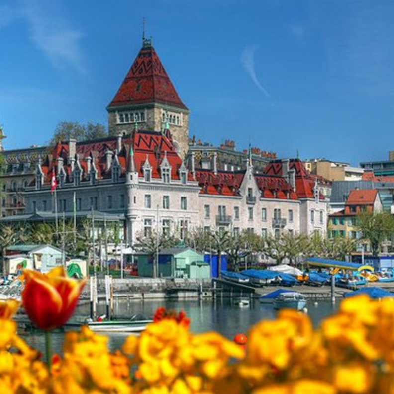 لوغانو السويسرية افضل وجهات رحلات شهر العسل لعروس عيد 2018 - بحيرة لوغانو الساحرة