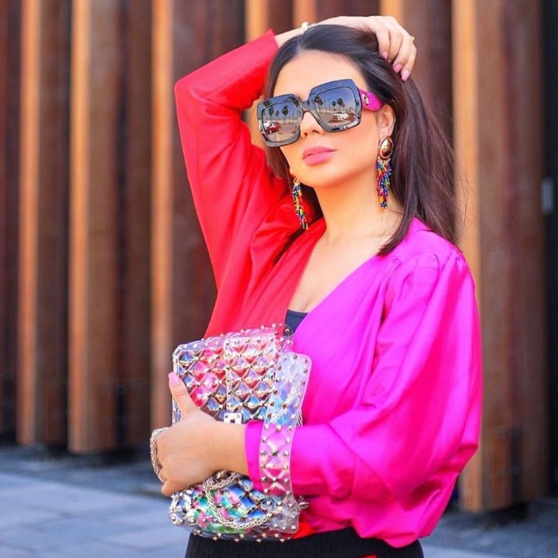 من غوتشي اجمل النظارات الشمسية التي اختارتها ديما الأسدي