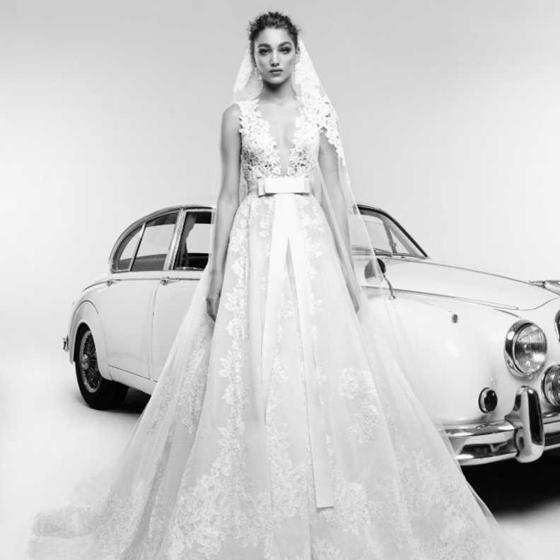 فساتين زفاف لبنانية 2019.