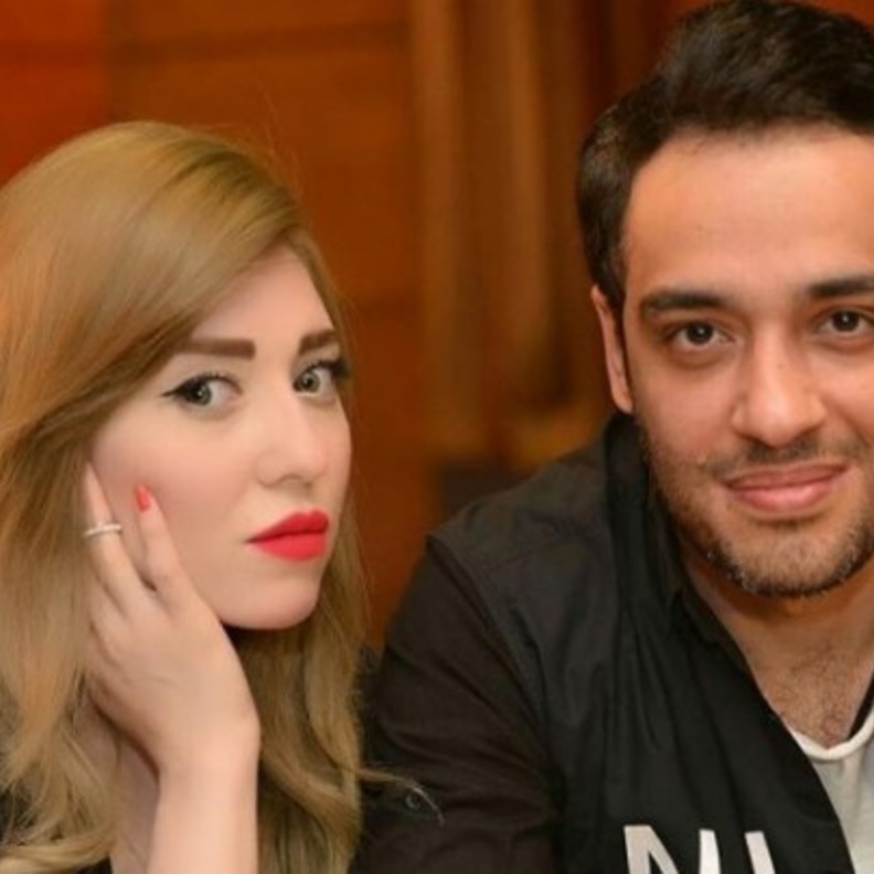 رامي جمال وزوجته 