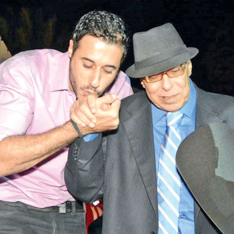 أحمد السعدني ووالده صلاح السعدني