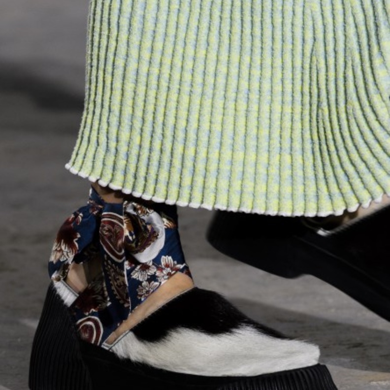 أحذية القبقاب موضة خريف وشتاء 2018