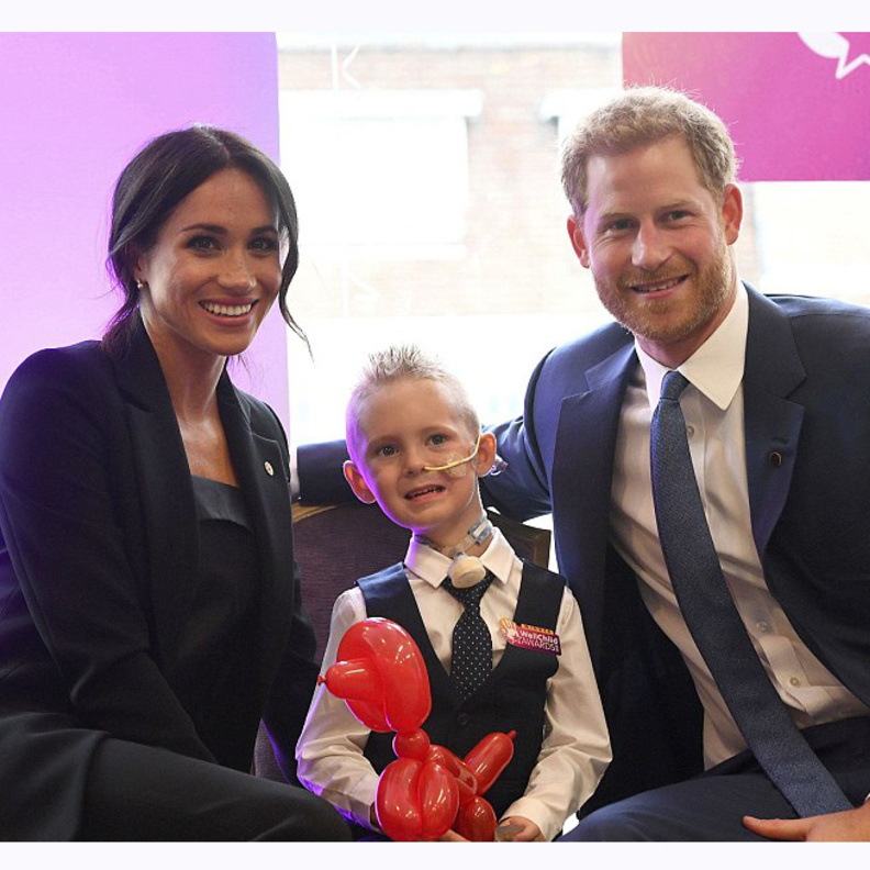 الأمير هاري وزوجته دوقة ساسيكس في الحفل التحضيري لجوائز WellChild