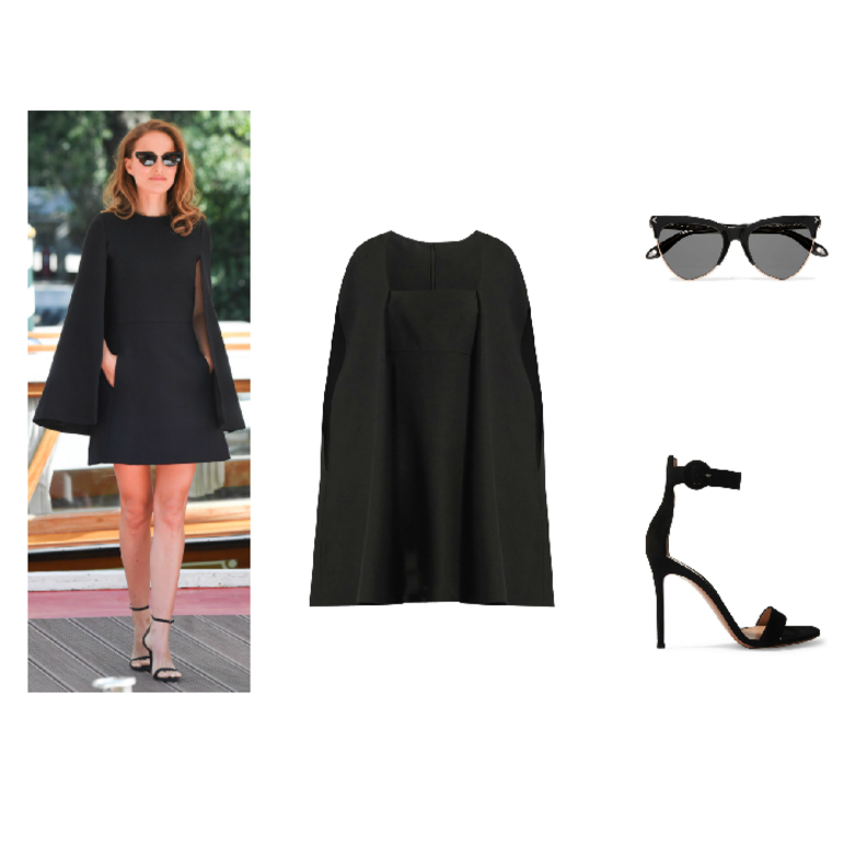 نسقي اطلالة أنيقة بالأسود بأسلوب نعومي واتس