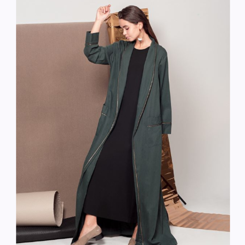 Haal inc الصورة الرئيسية - عباية باللون الزّيتي الأكثر رقيّ وأناقة وهو من بين أجمل الألأوان الخريفية