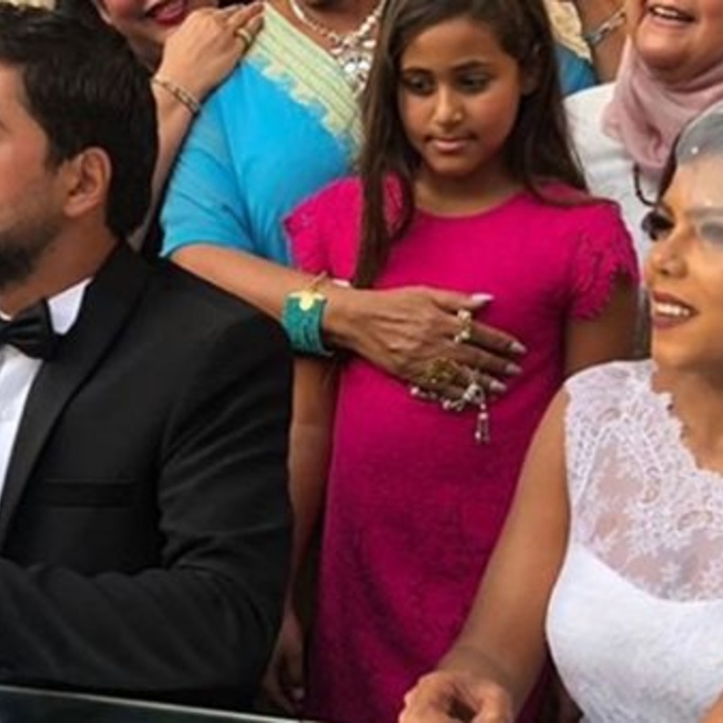 ناهد السباعي في عقد قرانها