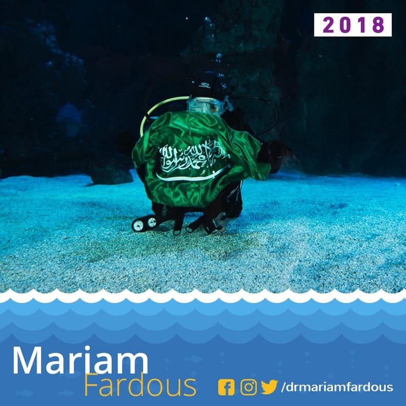 مريم فردوس تسعى لنيل لقب غواصة القطبين