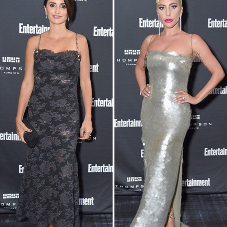 فستان مقلم من اختيار ‏Regina Hall‏ الشراريب النيلية والحيوية