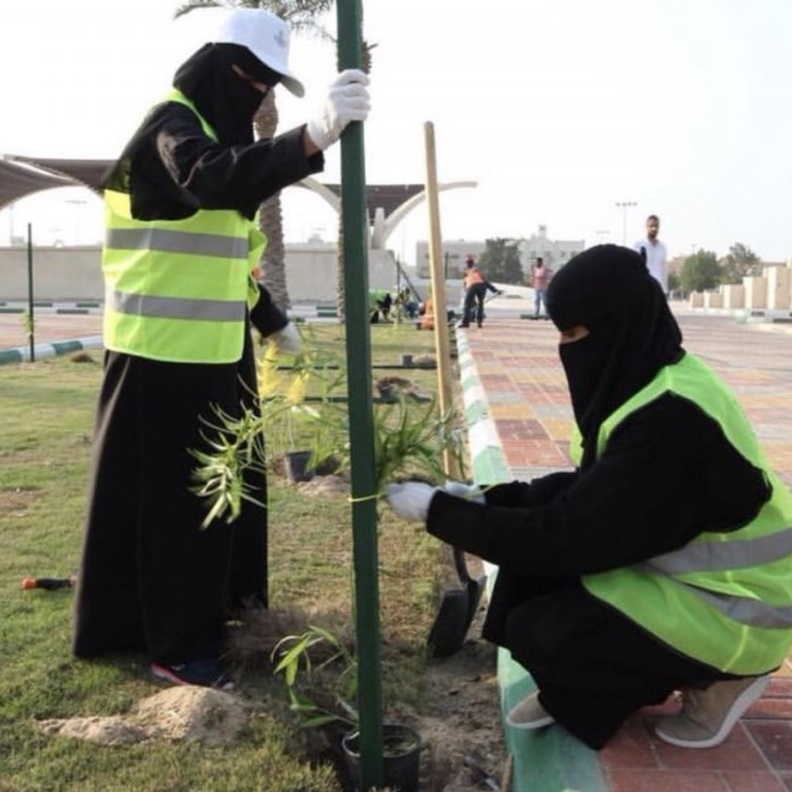 شارك عدد من الأطفال في المبادرة