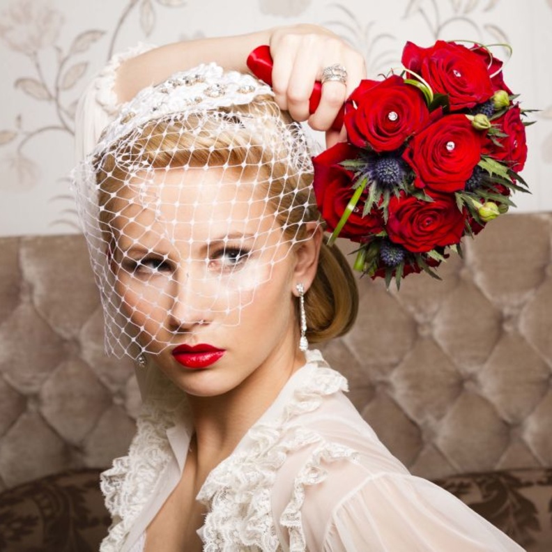 باقة زفاف خريفية