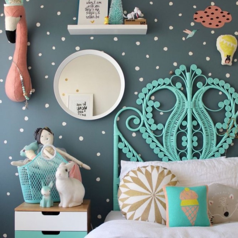 ورق جدران لغرف الأطفال بألوان الرصاصي