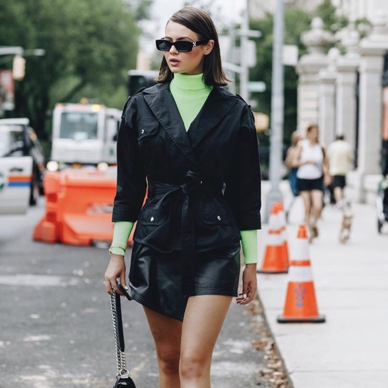  موضة turtle neck خريف 2018