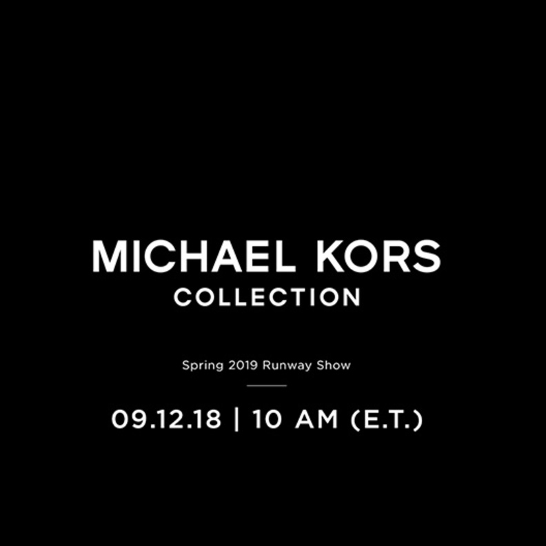 بث مباشر من نيويورك لعرض أزياء Michael Kors لربيع صيف 2019