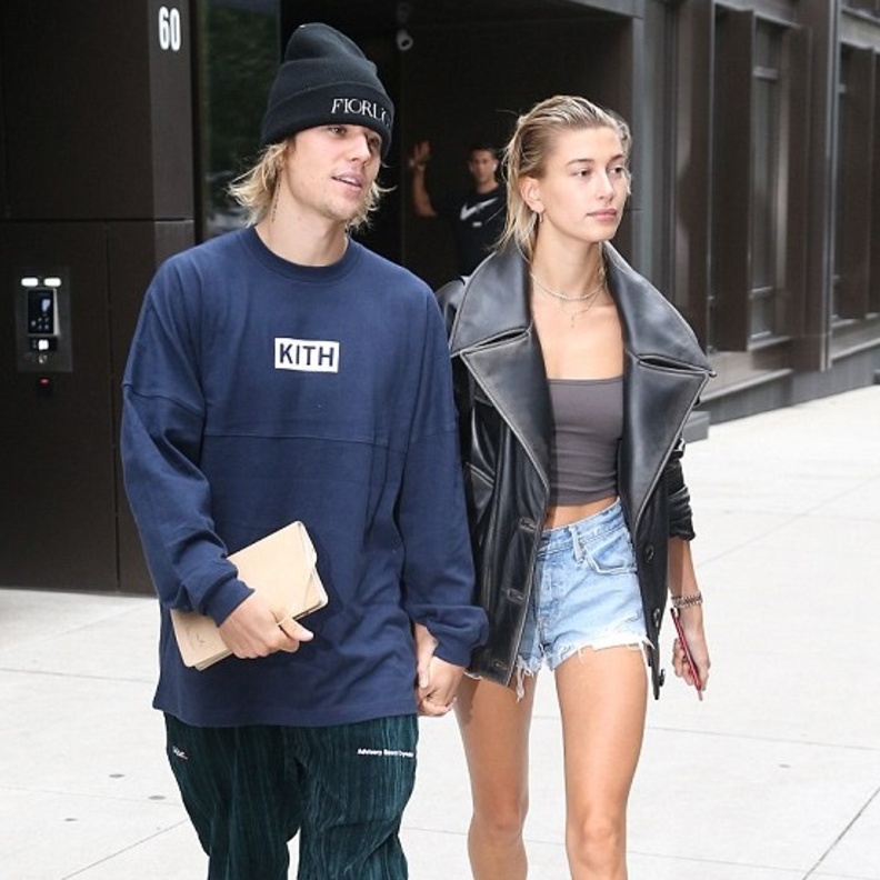 جاستن بيبر وهايلي بالدوين