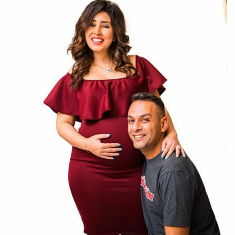 ايتن عامر وزوجها