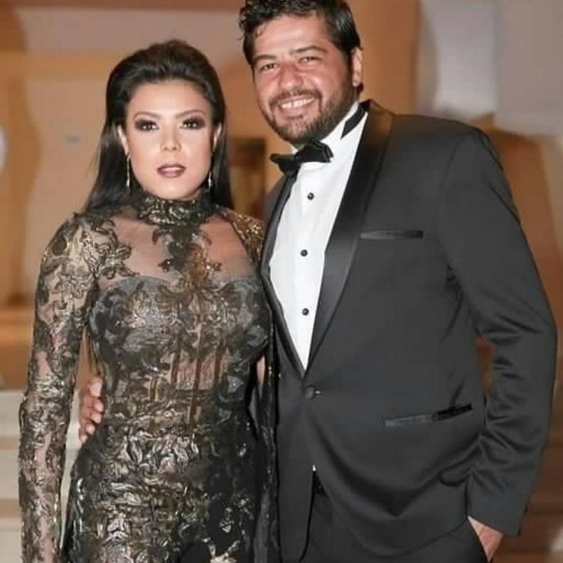 ناهد السباعي وزوجها