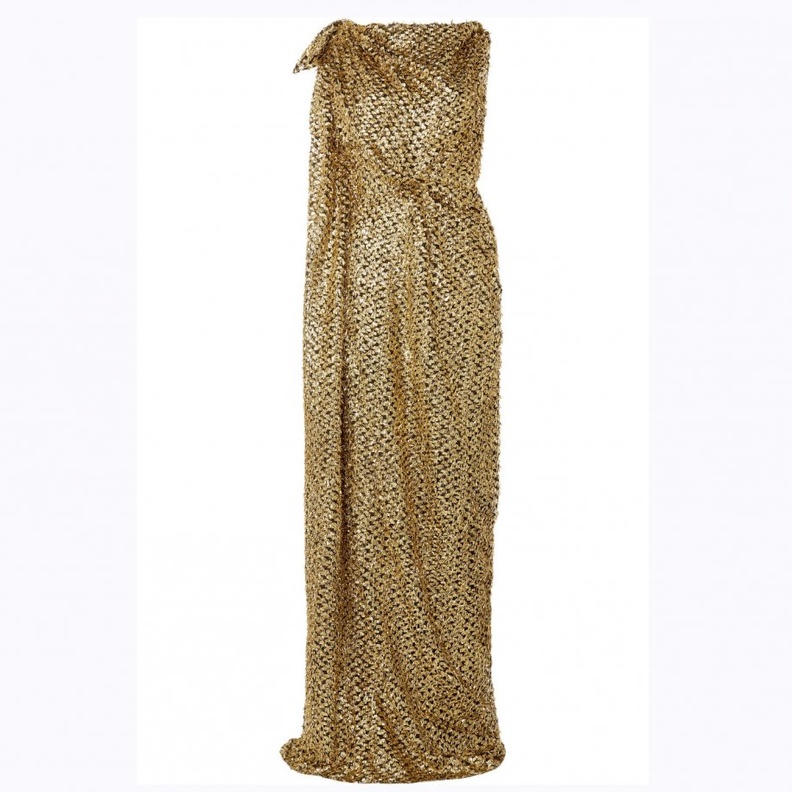 فستان من التول والمخمل من RODARTE