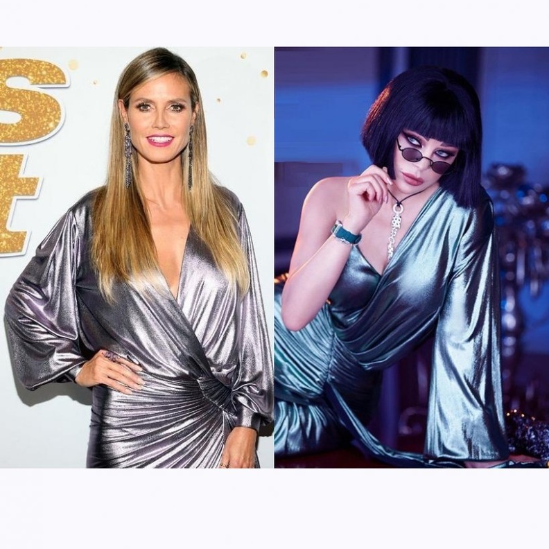  من بدت اجمل بالفستان الفضي.. هيفا وهبي او هايدي كلوم؟