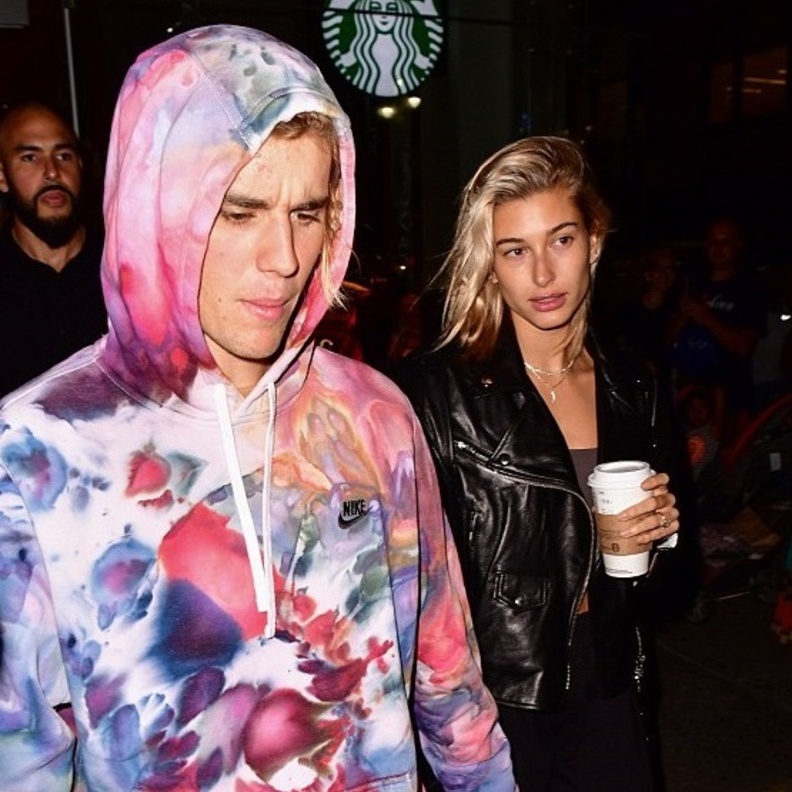 جاستن بيبر وهايلي بالدوين