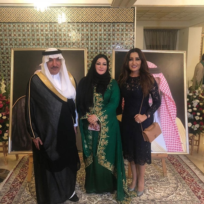 لطيفة في السفارة السعودية بتونس