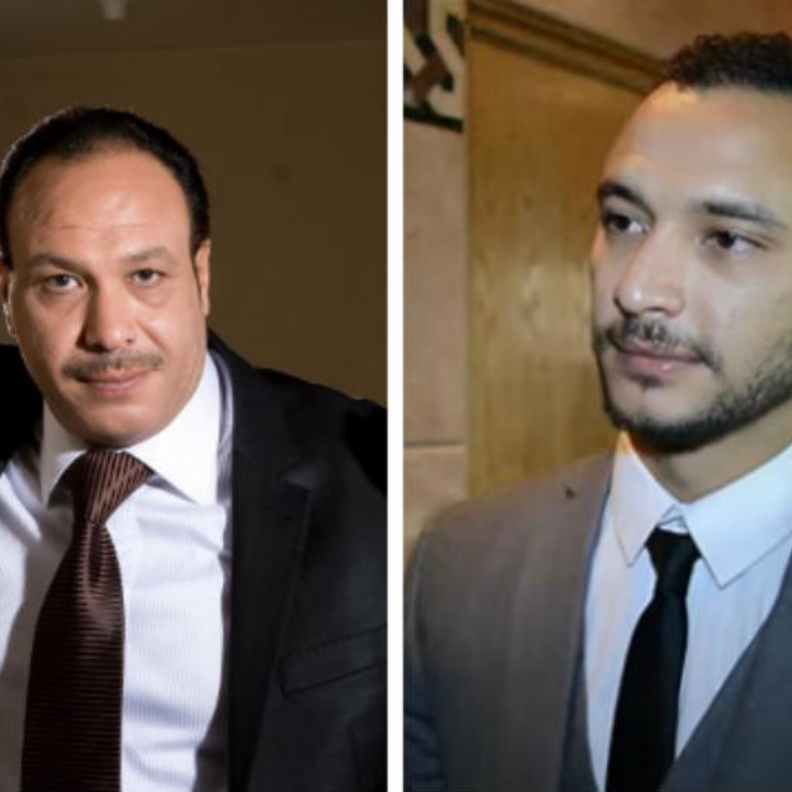 خالد صالح ونجله