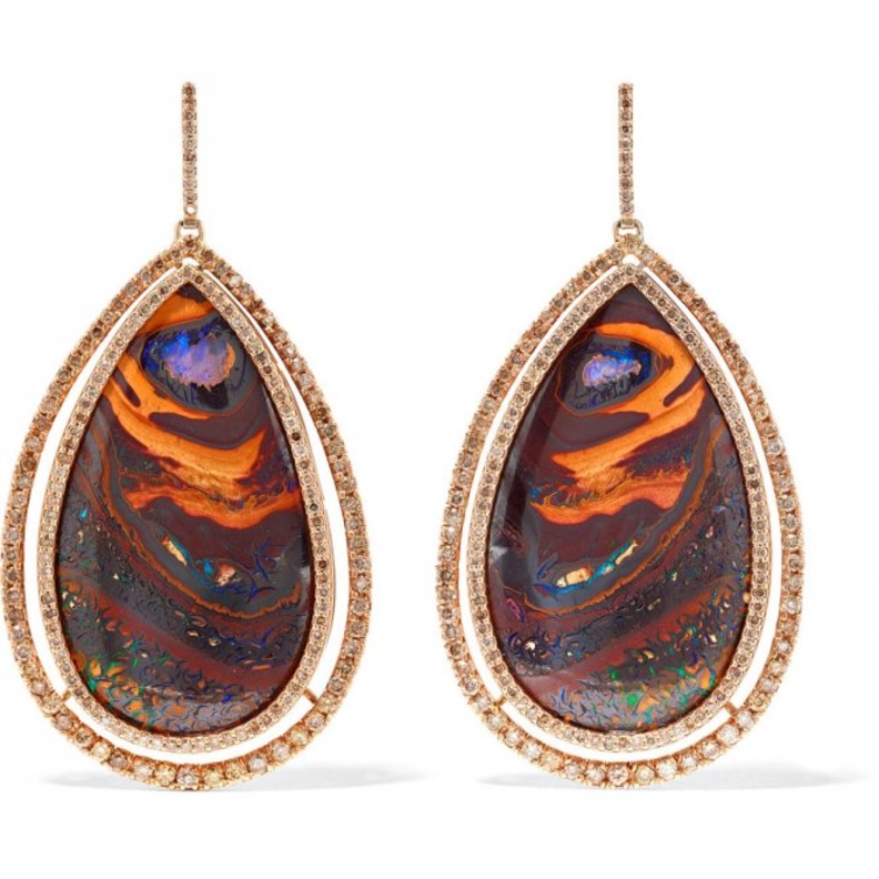 أقراط من الماس من KIMBERLY MCDONALD