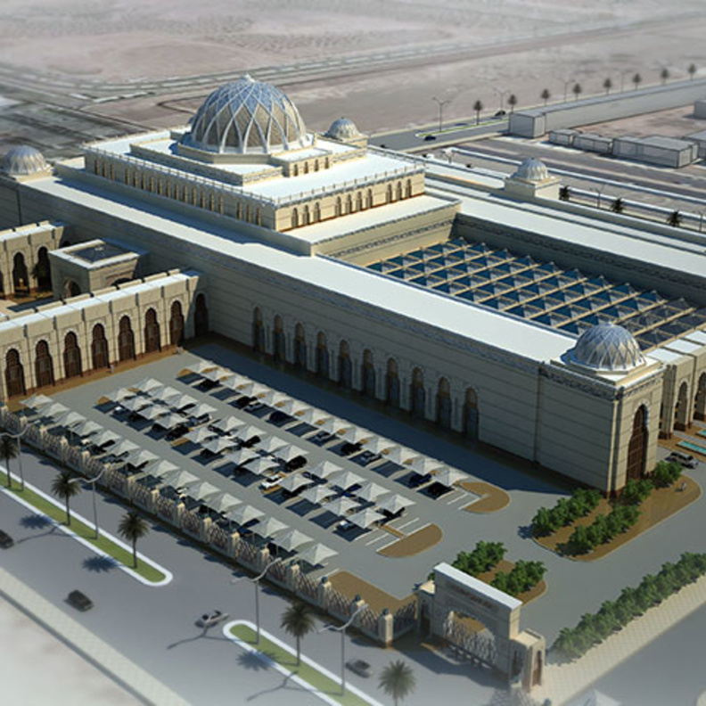 يعد المركز أضخم المشاريع المختصة بالشرق الأوسط