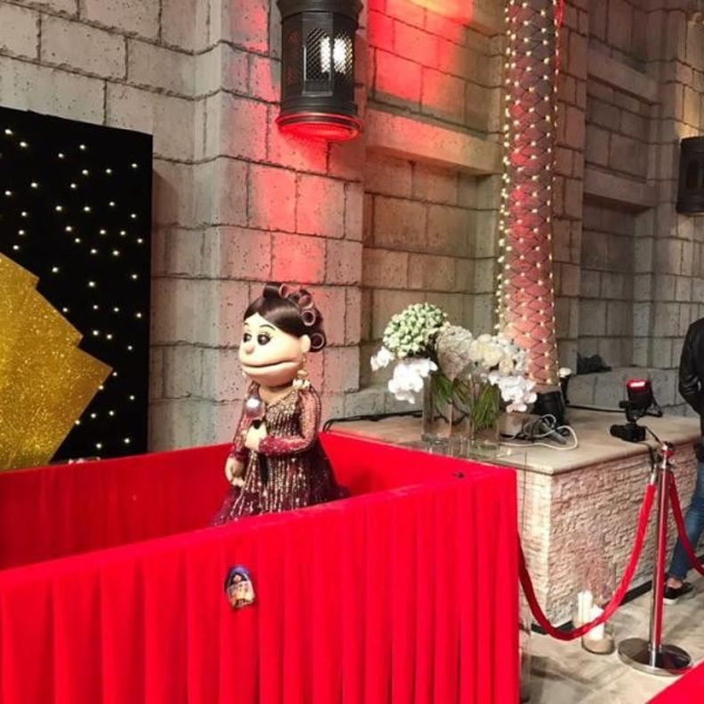 أبلة فاهيتا على الريد كاربت 