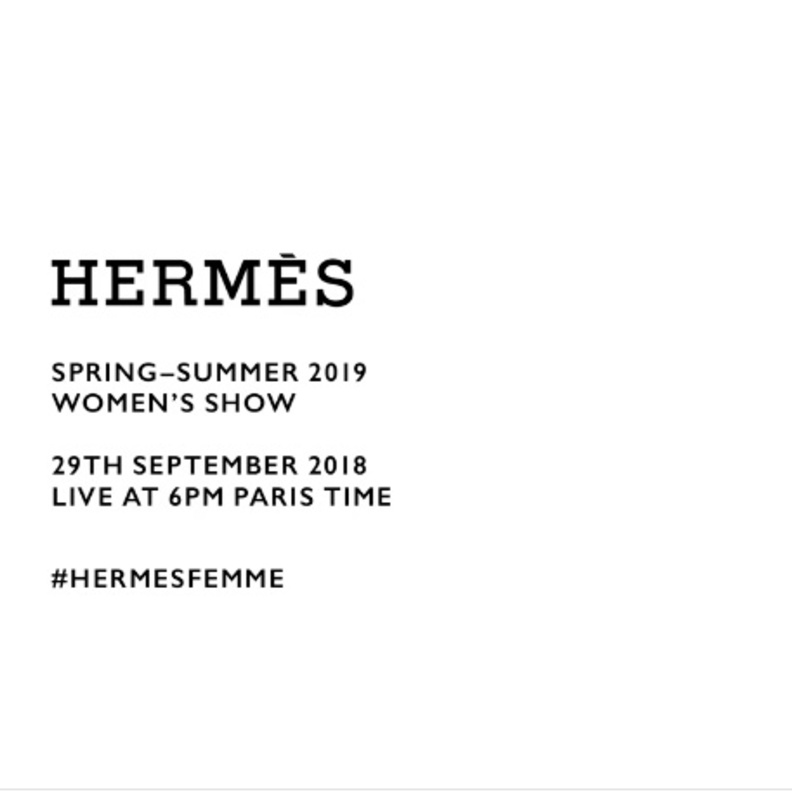 عرض أزياء Hermès لربيع صيف 2019